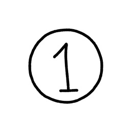 Number Digital Planner Sticker