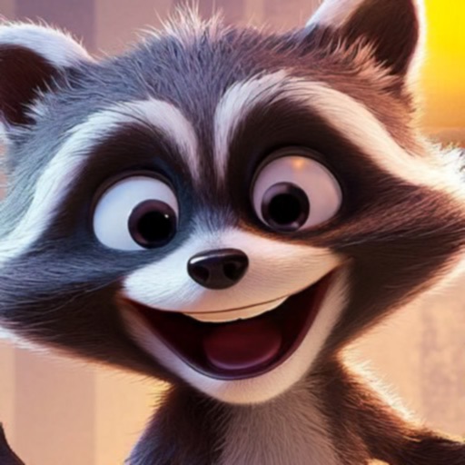 Raccoon prankster and Grandpa