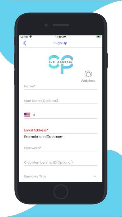 Club Passport Screenshot