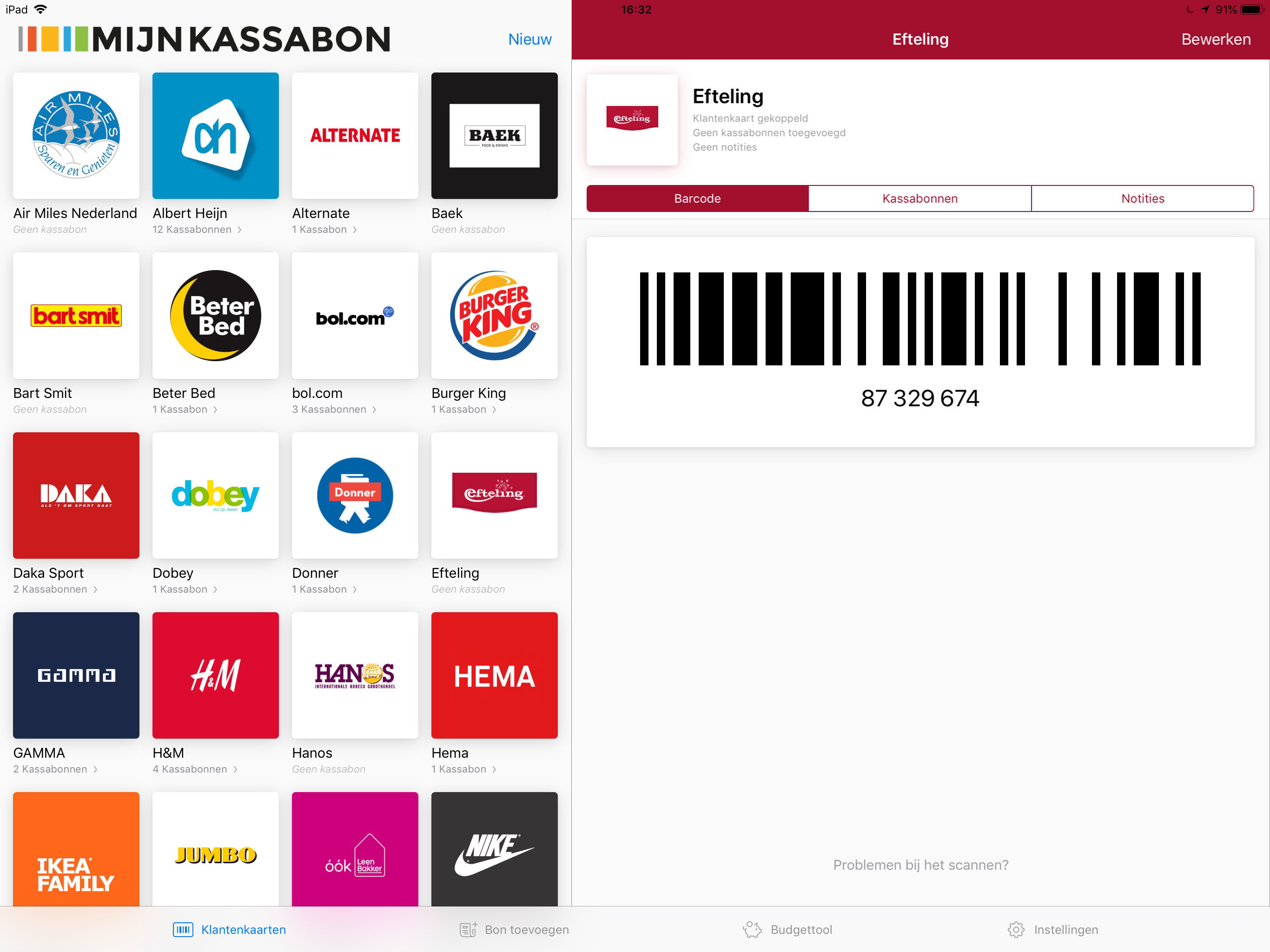 MijnKassabon screenshot 7