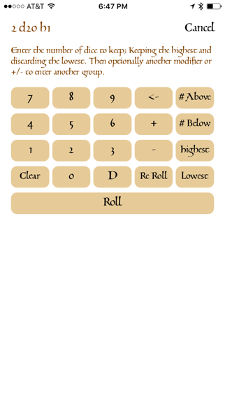 Screenshot #2 pour Dice Pouch RPG