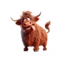 Goofy Highland Cow Stickers app download