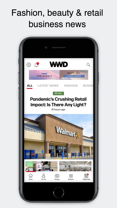 Screenshot 1 of WWD: Women's Wear Daily App