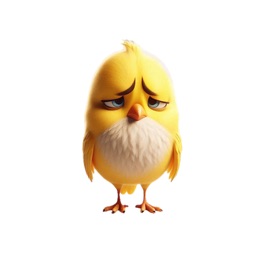 Sad Canary Stickers