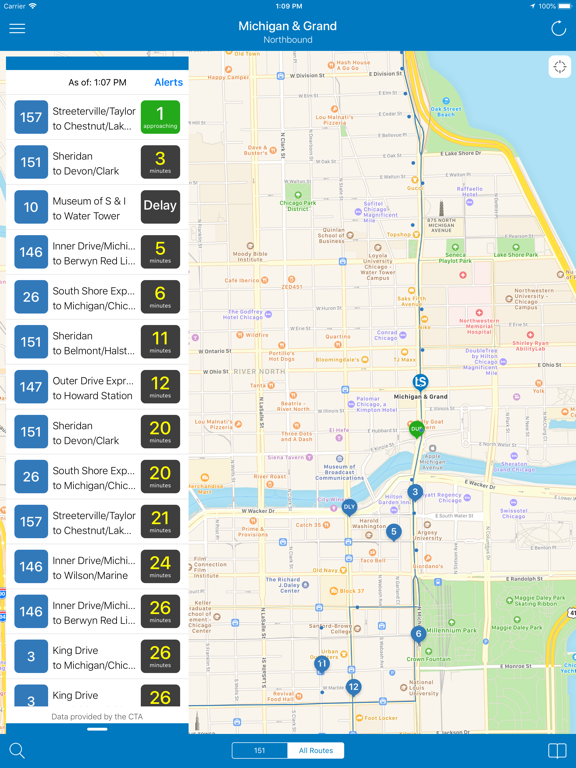 Screenshot #4 pour Transit Stop: CTA Tracker.