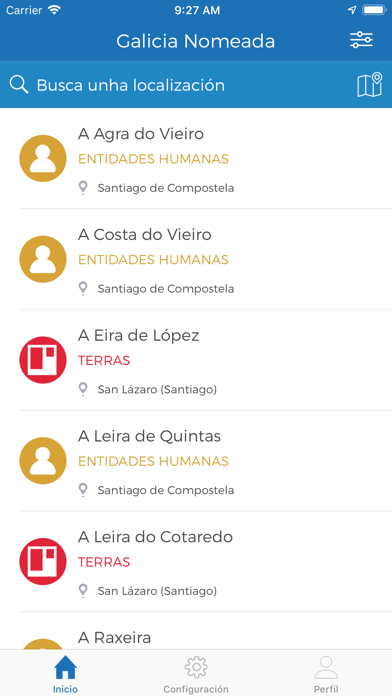 Galicia Nomeada Screenshot