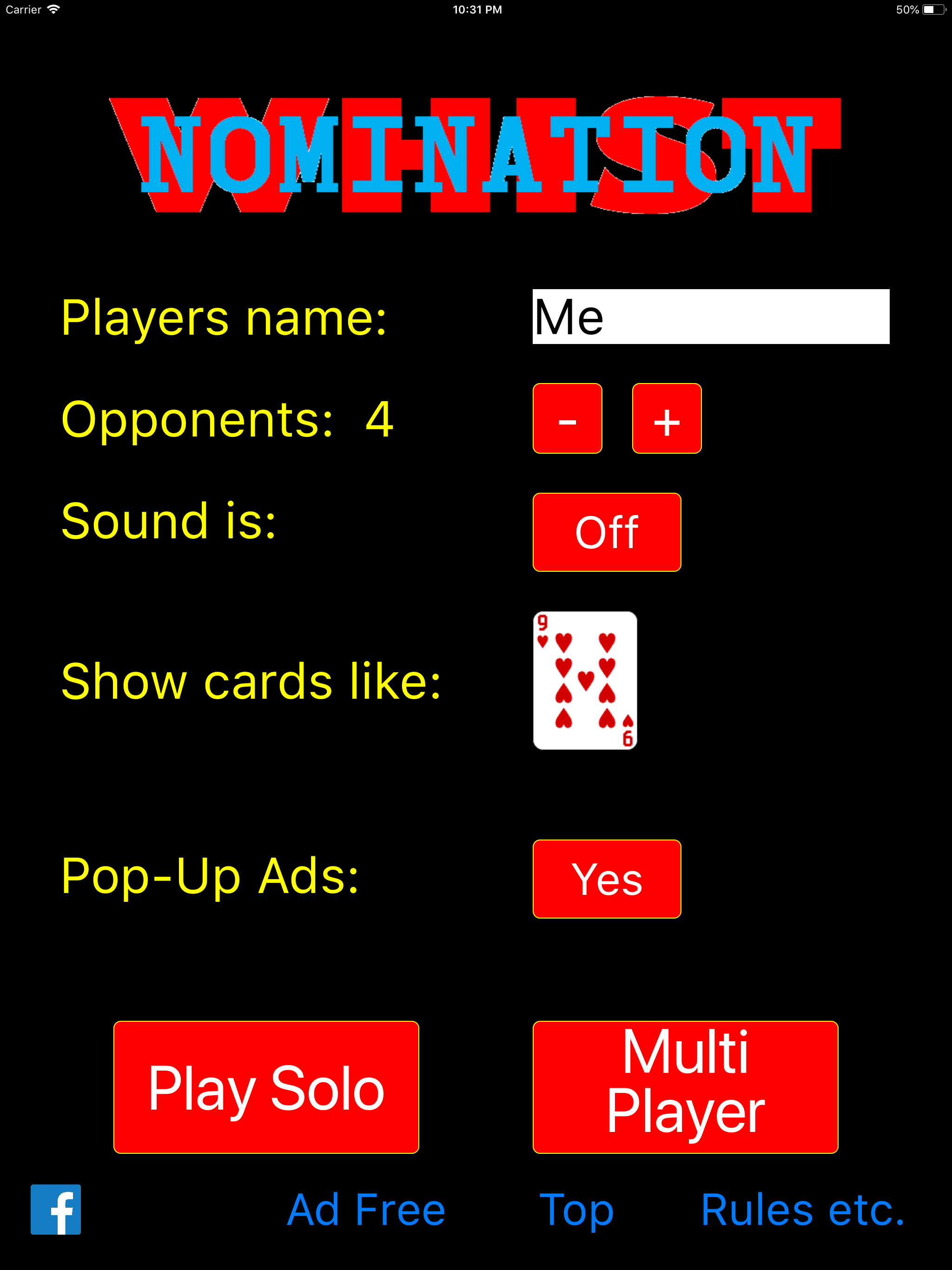 Nomination Whist