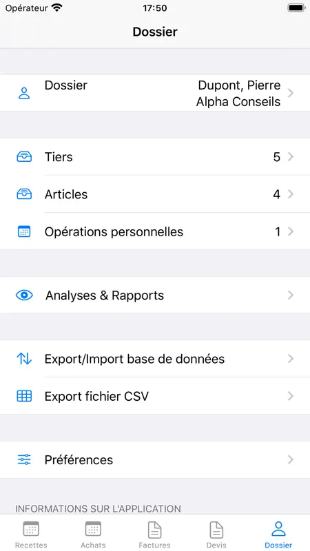 Gestion Micro-Entrepreneur screenshot 7 of 10