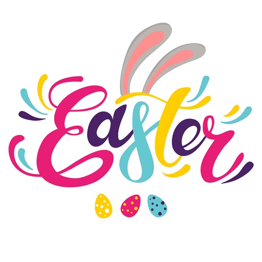 Easter Bunny Stickers Set