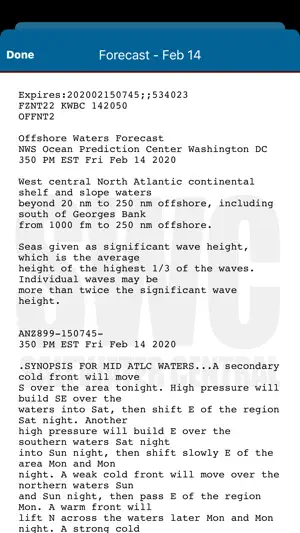 ReefCast Marine Weather screenshot 4