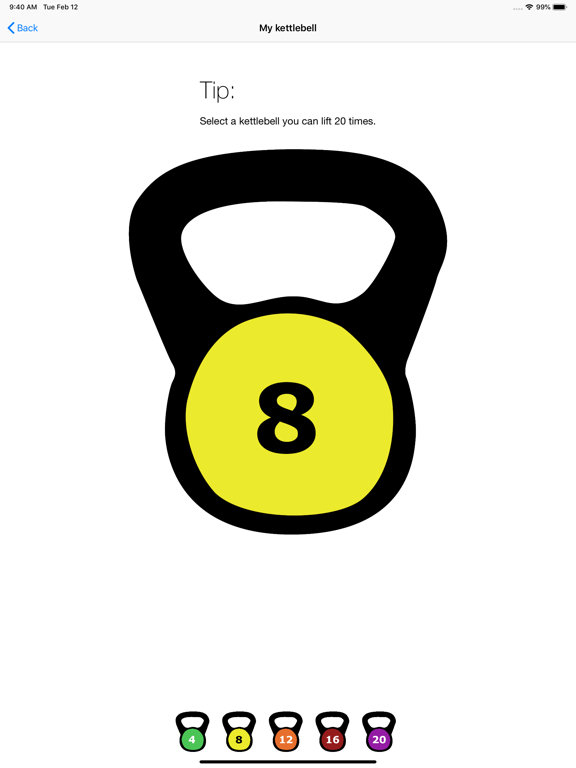 Screenshot #5 pour Kettlebell exercices - hommes