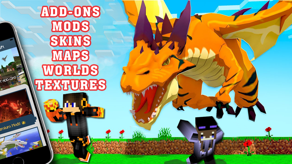 #2. ADD-ONS FOR MINECRAFT PE MCPE (iOS) 由: TRAN THI THUY DUONG