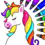 Unicorn Coloring Club Games