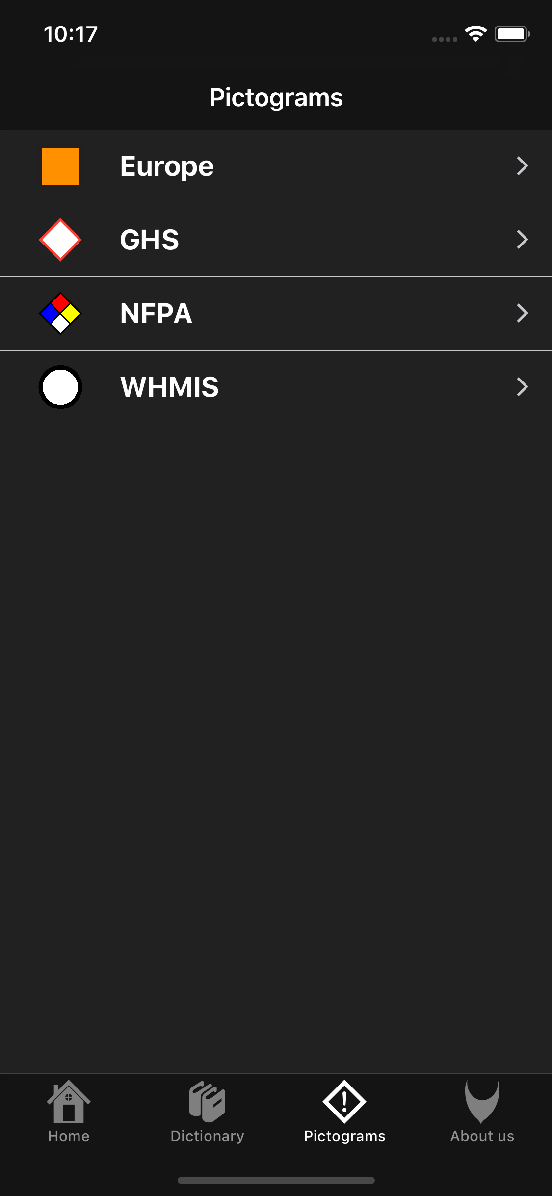 MSDS screenshot 4