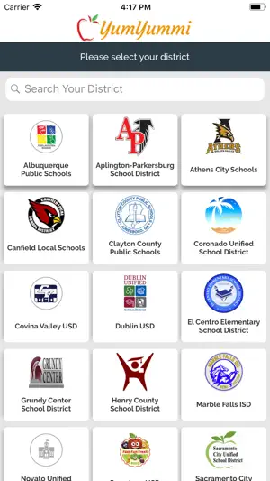 YumYummi Digital School Menus screenshot 3
