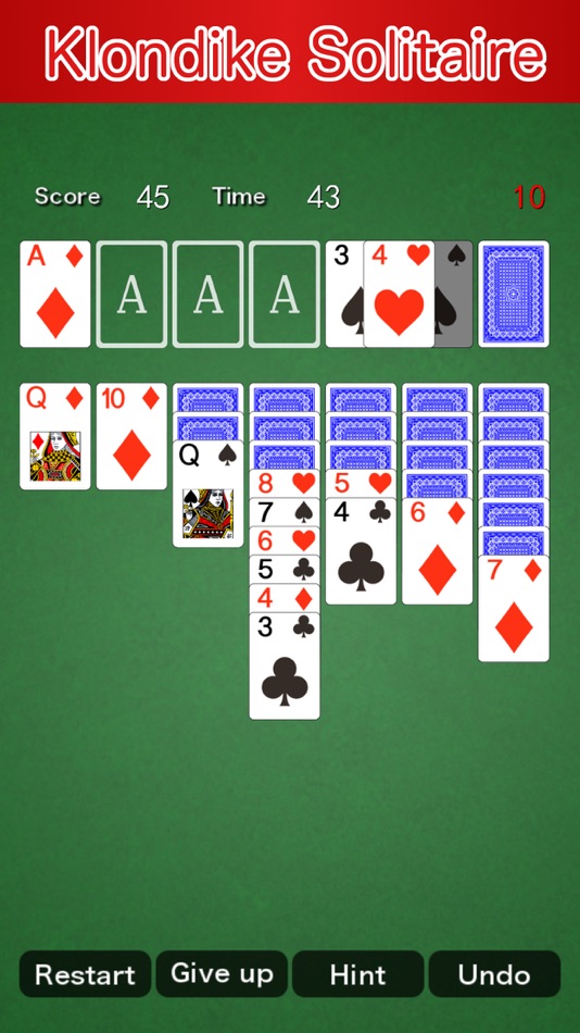#1. Solitaire-Zero (iOS) 由: KIMIHIKO SATO