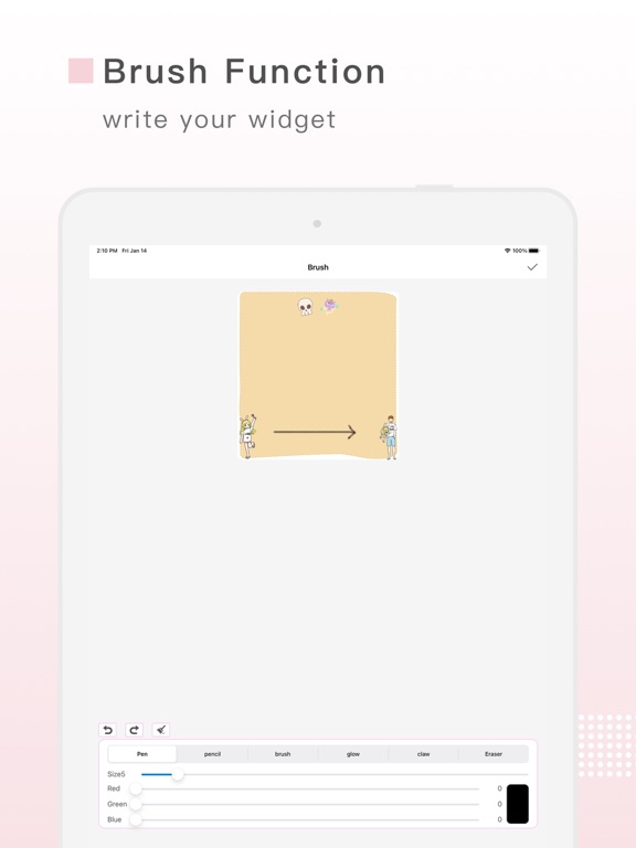 Color widgets - countdown app iPad screenshot 3 - Productivity app