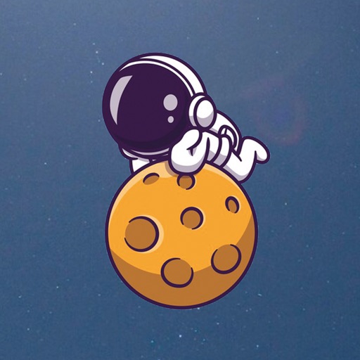 Cute Astronaut Stickers icon