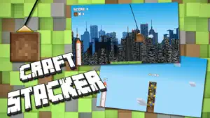 Craft Tower Classic 8 Bit Game screenshot 1