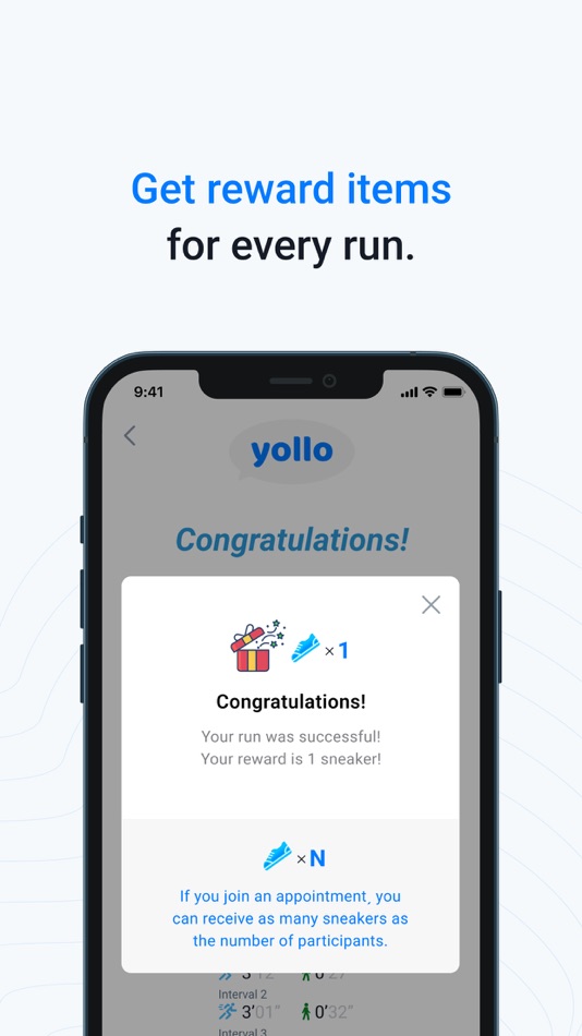 #6. Yollo - Interval running timer (iOS) 由: Studio Y Inc.