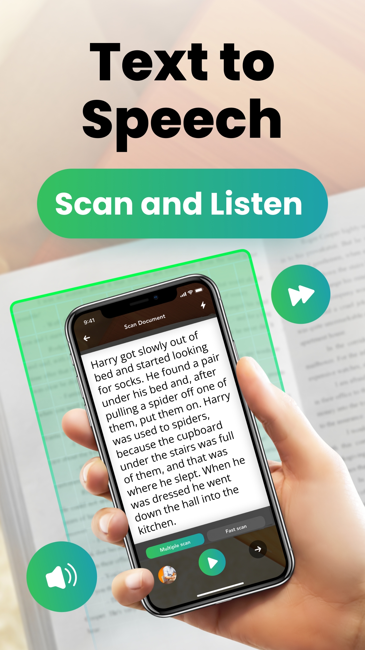 Peech: Text to Speech Reader screenshot 1