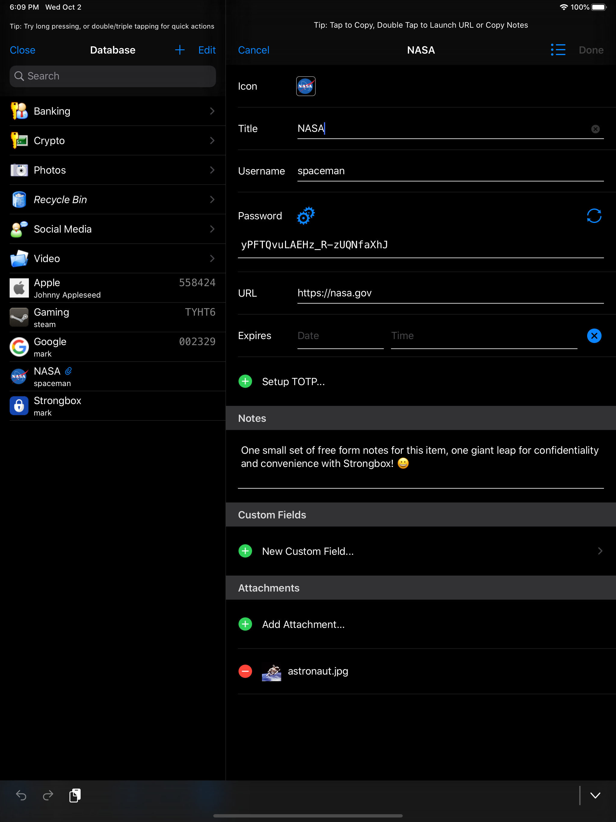 Strongbox - Password Manager