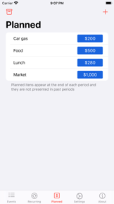 My Personal Finances screenshot