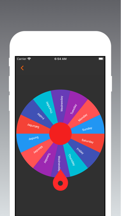 My Decision Roulette iPhone screenshot 1 - Entertainment app