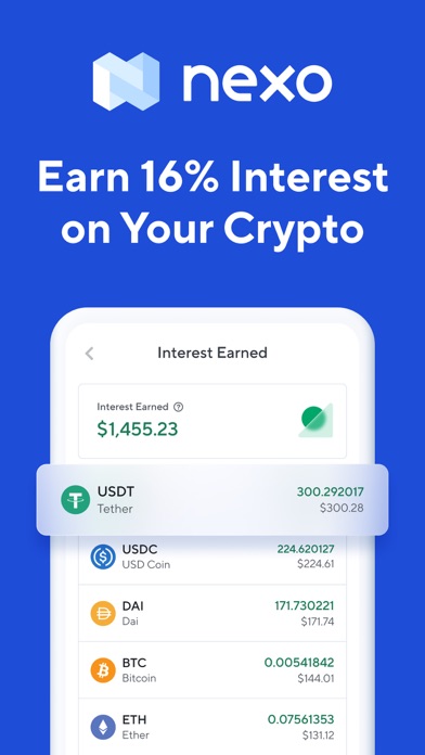 Screenshot #1 pour Nexo: Buy Bitcoin & Crypto