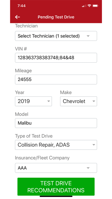 Test-Drive CoPilot Screenshot