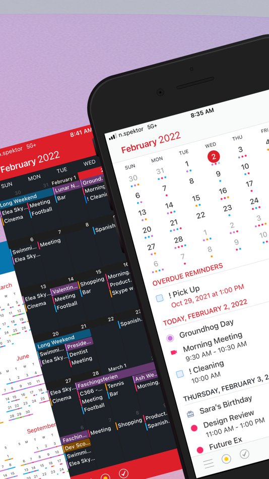 #1. Calendar 366: Events & Tasks (iOS) 由: Vincent Miethe