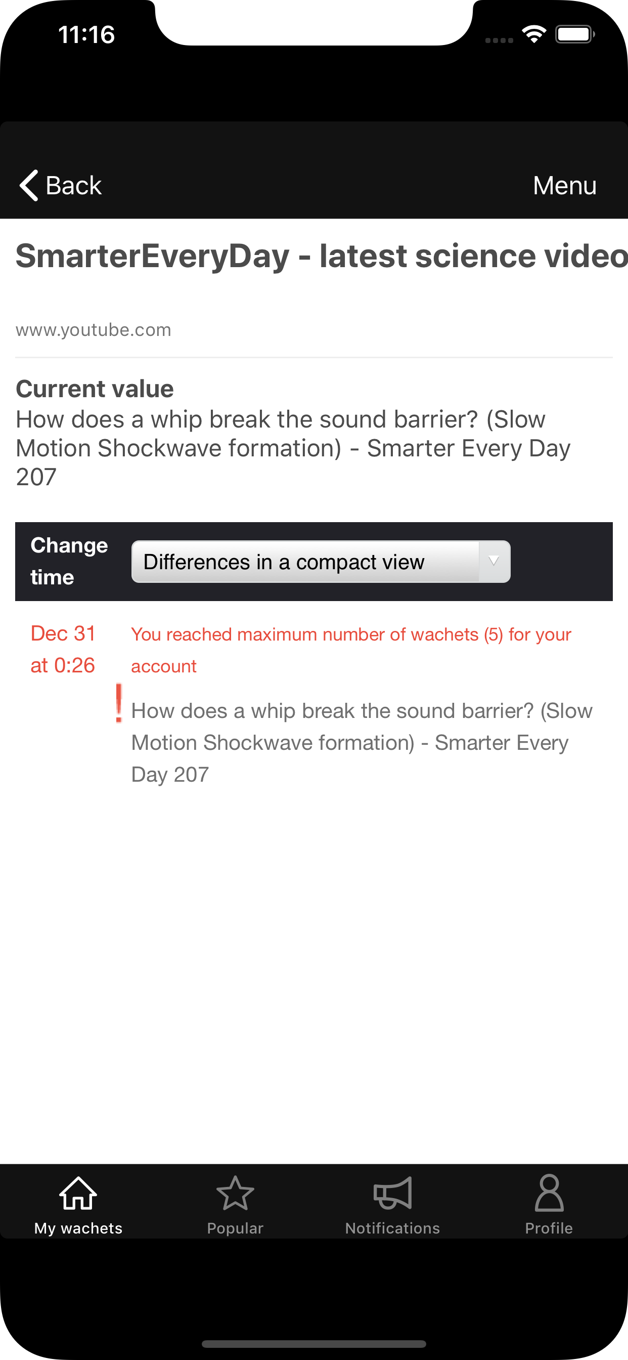 Wachete screenshot 2