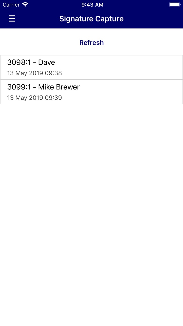 iPhone screenshot
