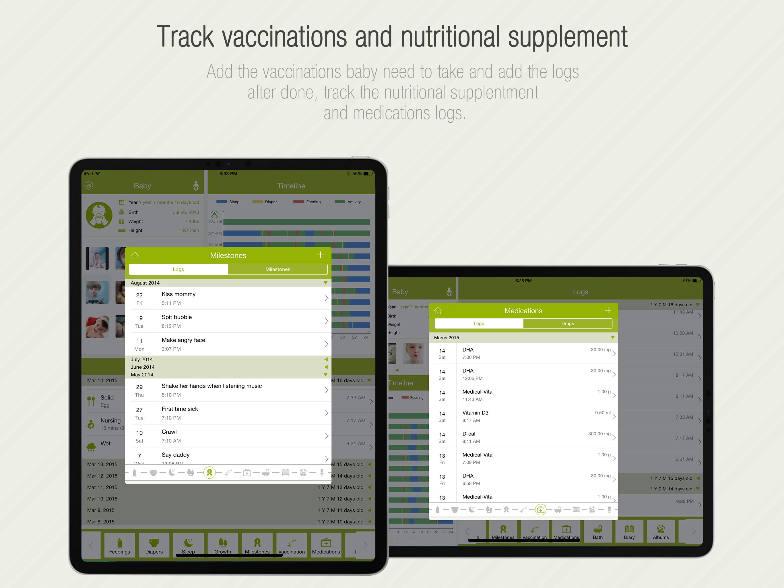 Babycare Tracker.