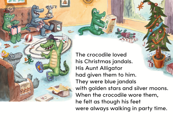 Screenshot #5 pour Crocodile's Christmas Jandals
