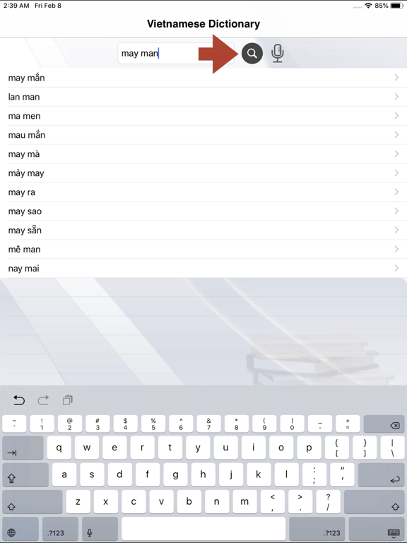 Screenshot #6 pour Vietnamese Dictionary.