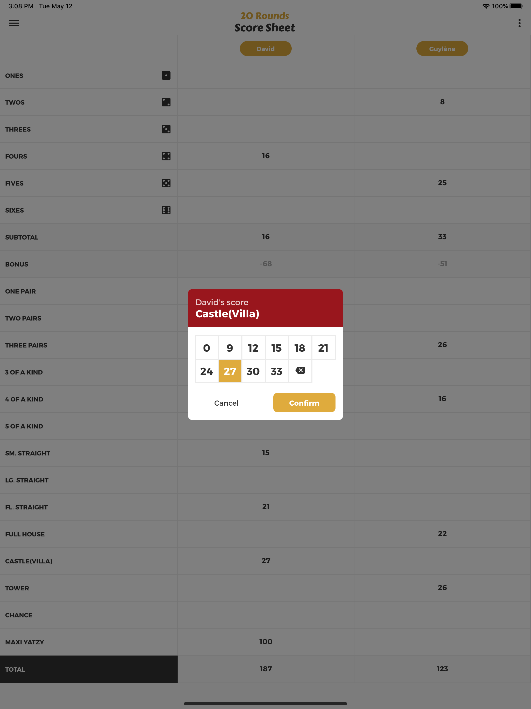 20 Rounds Score Sheet screenshot 5