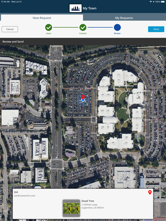 VUEWorks: CitizenVUE iPad screenshot 4 - Productivity app