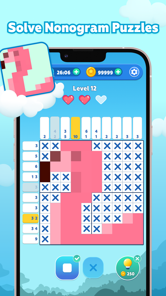 #1. Nonogram - Picture Cross (iOS) Podle: Wuhan Dream Space Studio Co., LTD