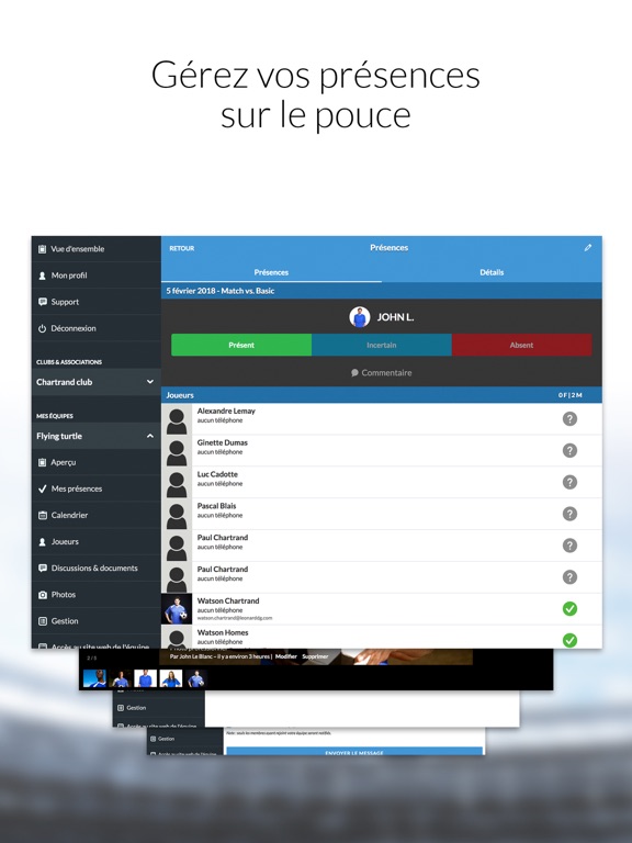 Screenshot #4 pour MonClubSportif