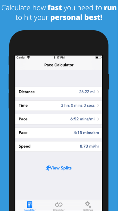 Screenshot #1 pour Pace Calculator