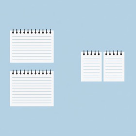 縦横2段メモ帳