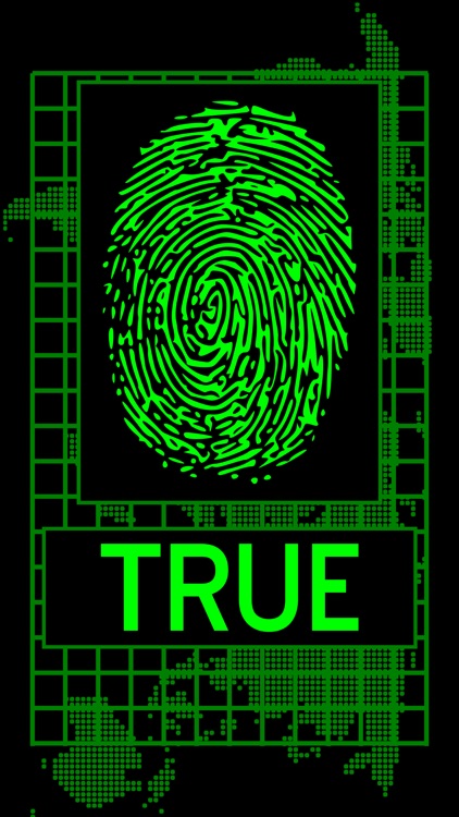 Lie Detector Fingerprint Scan