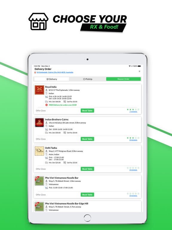 Screenshot #5 pour OZFOODHUNTER-Order Food Online