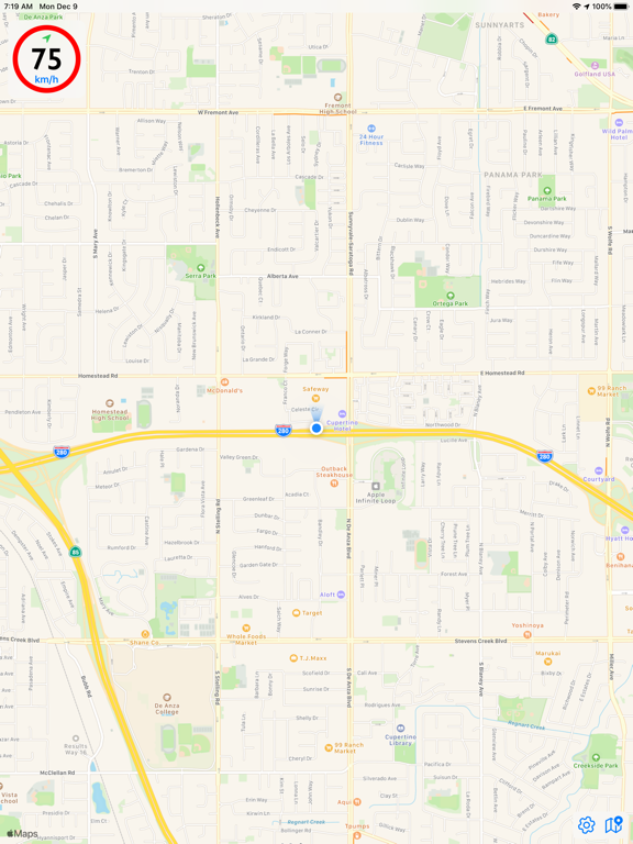 Screenshot #6 pour Speedlimit 88 GPS Speedometer