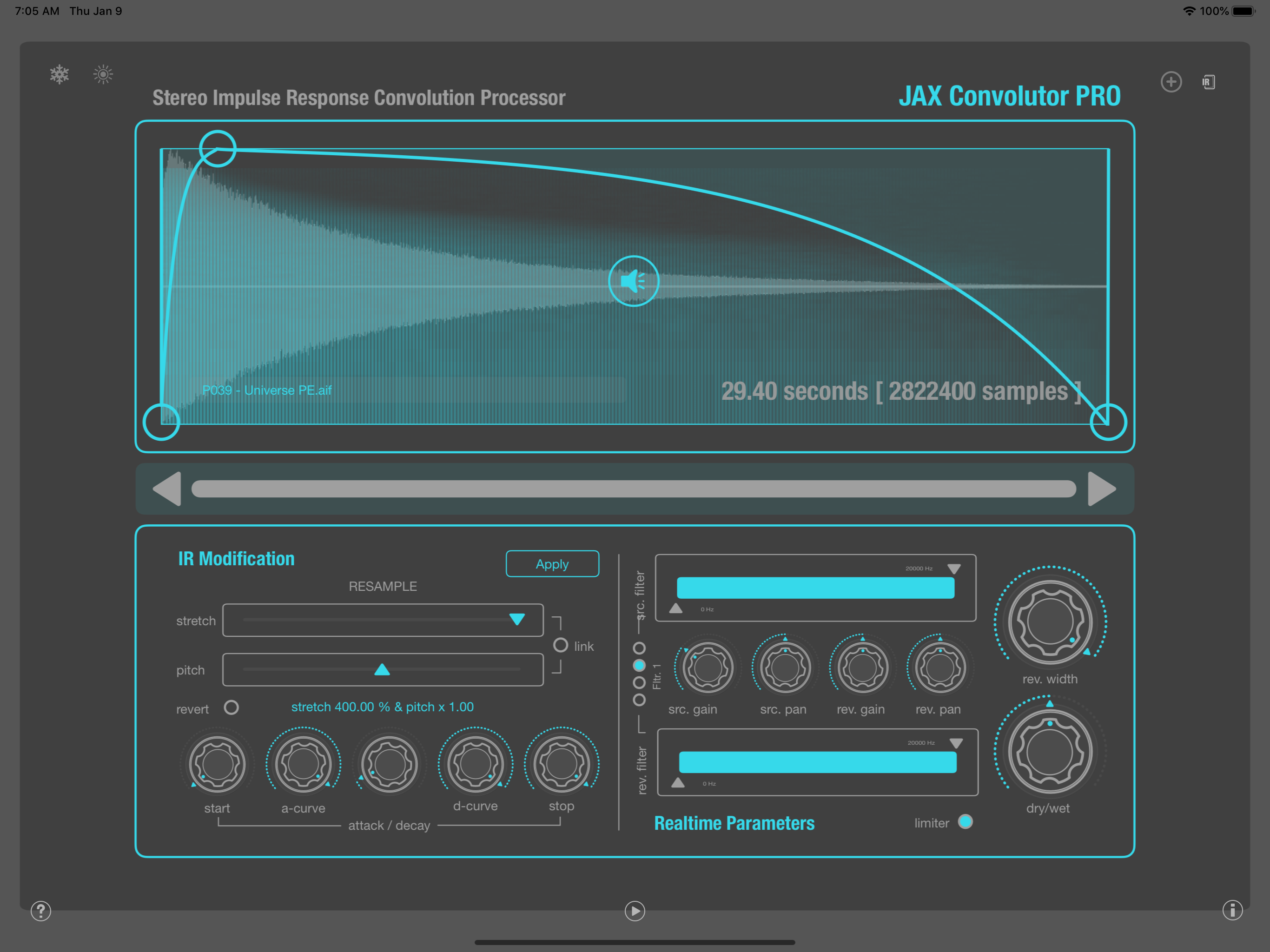JAX Convolutor PRO (AU) screenshot 5