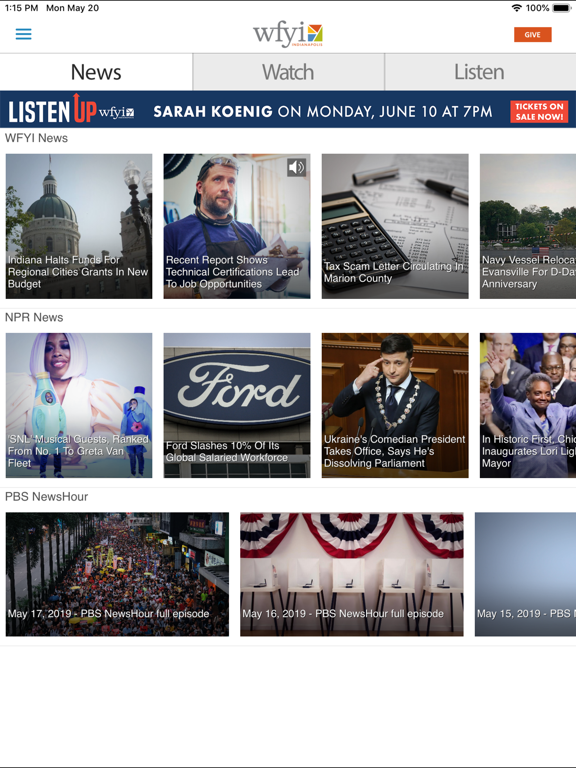 Screenshot #5 pour WFYI App