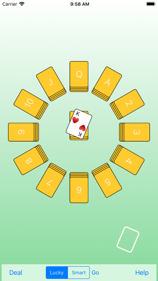 #1. Smart Clock Solitaire (iOS) 由: GLBW Consultoria de Engenharia e Inform?tica ltda