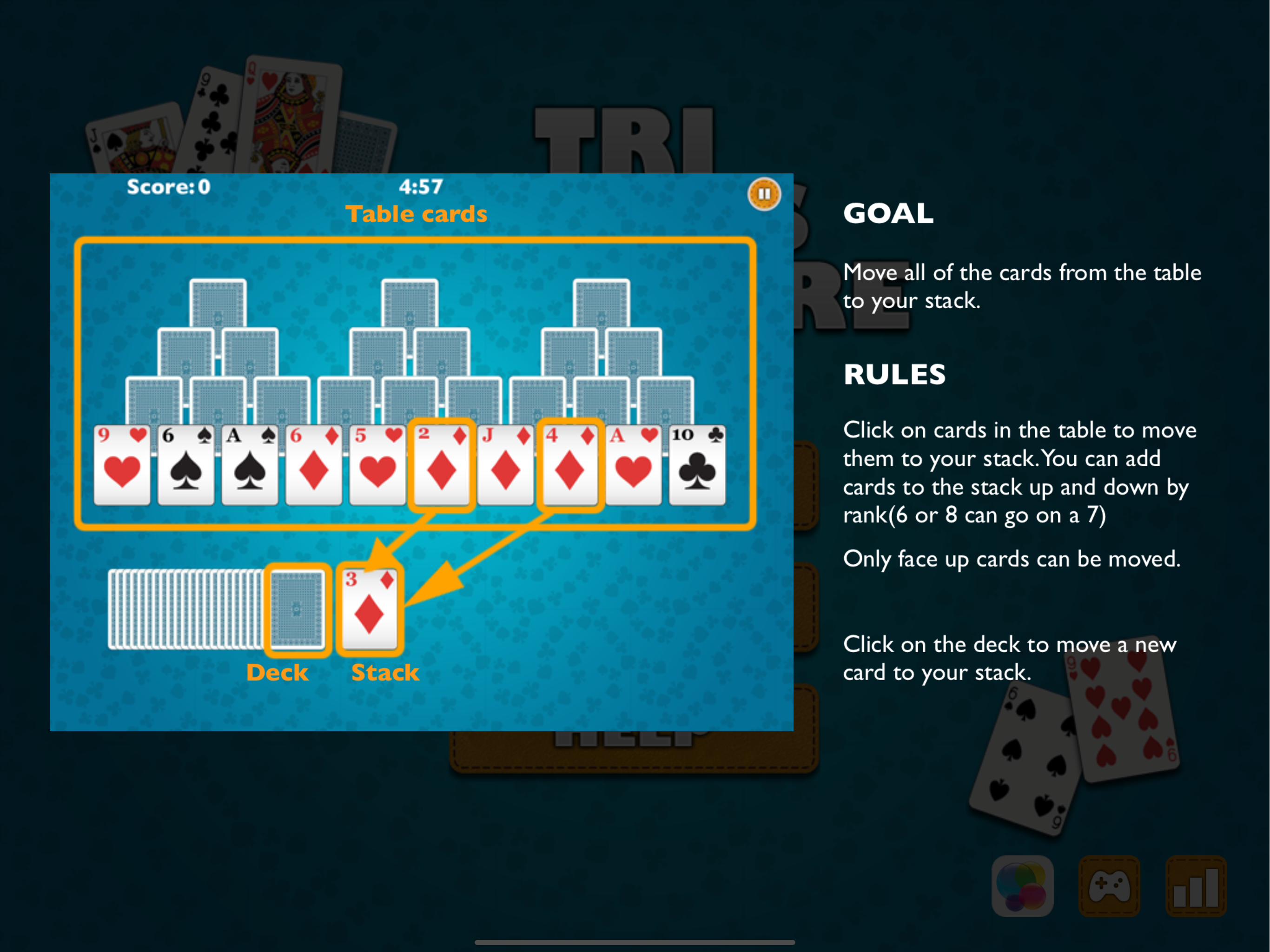 Tri-Peaks Solitaire