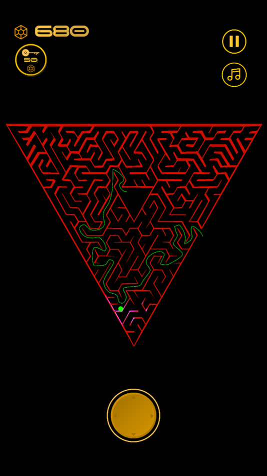 #4. Glowo Maze (iOS) 由: Ferhat Ozdemir